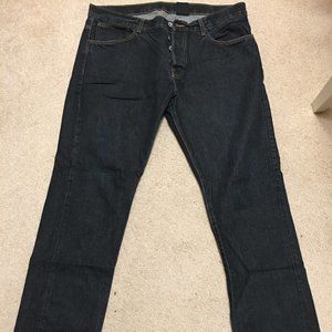 One (1) Pair H&M Straight Cut Dark Blue Jeans